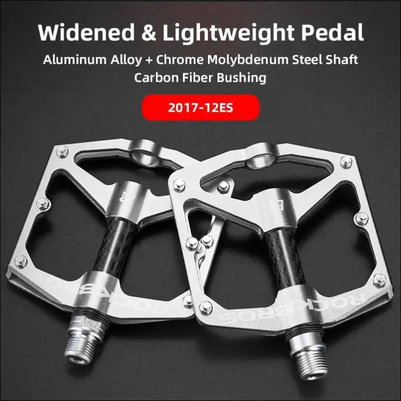 Rockbros mountain bike pedals cycling ultralight aluminium alloy 4 bearings mtb pedals bicicleta