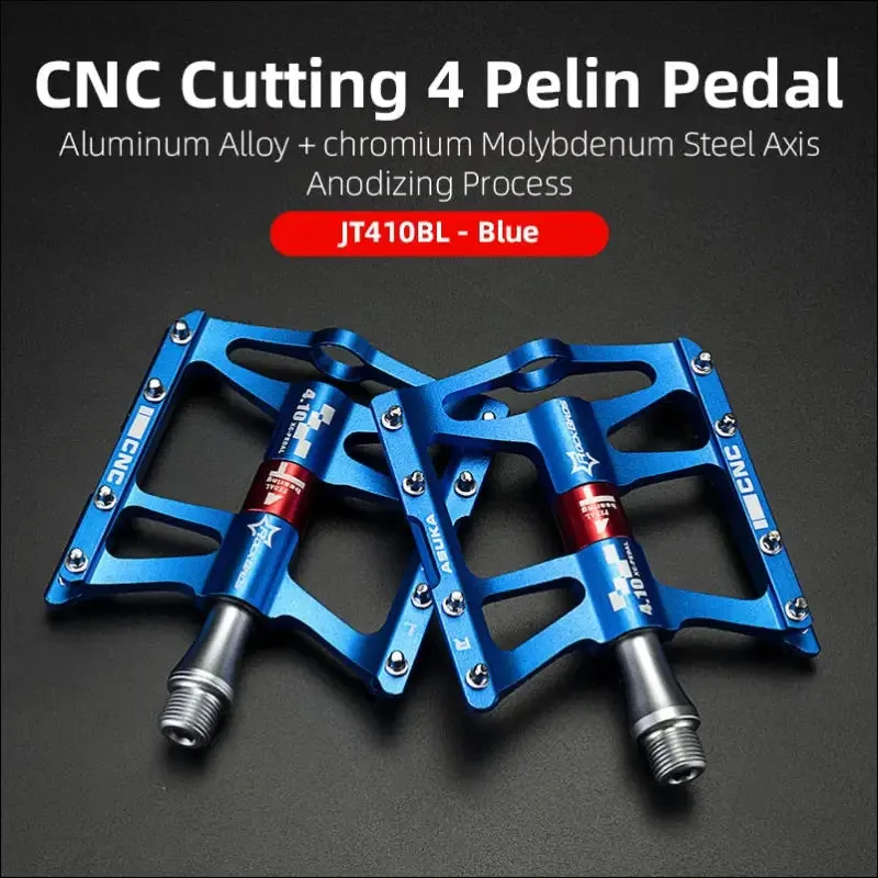 Rockbros mountain bike pedals cycling ultralight aluminium alloy 4 bearings mtb pedals bicicleta
