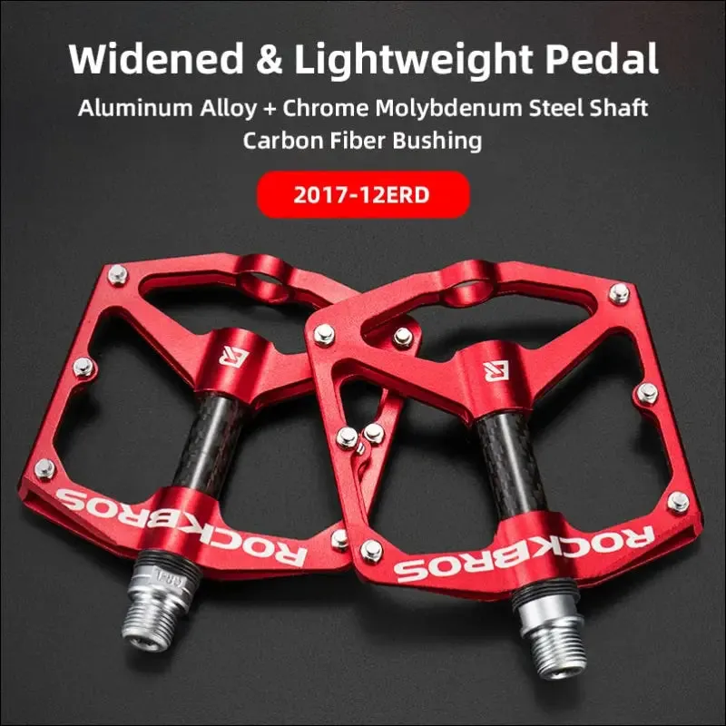 Rockbros mountain bike pedals cycling ultralight aluminium alloy 4 bearings mtb pedals bicicleta