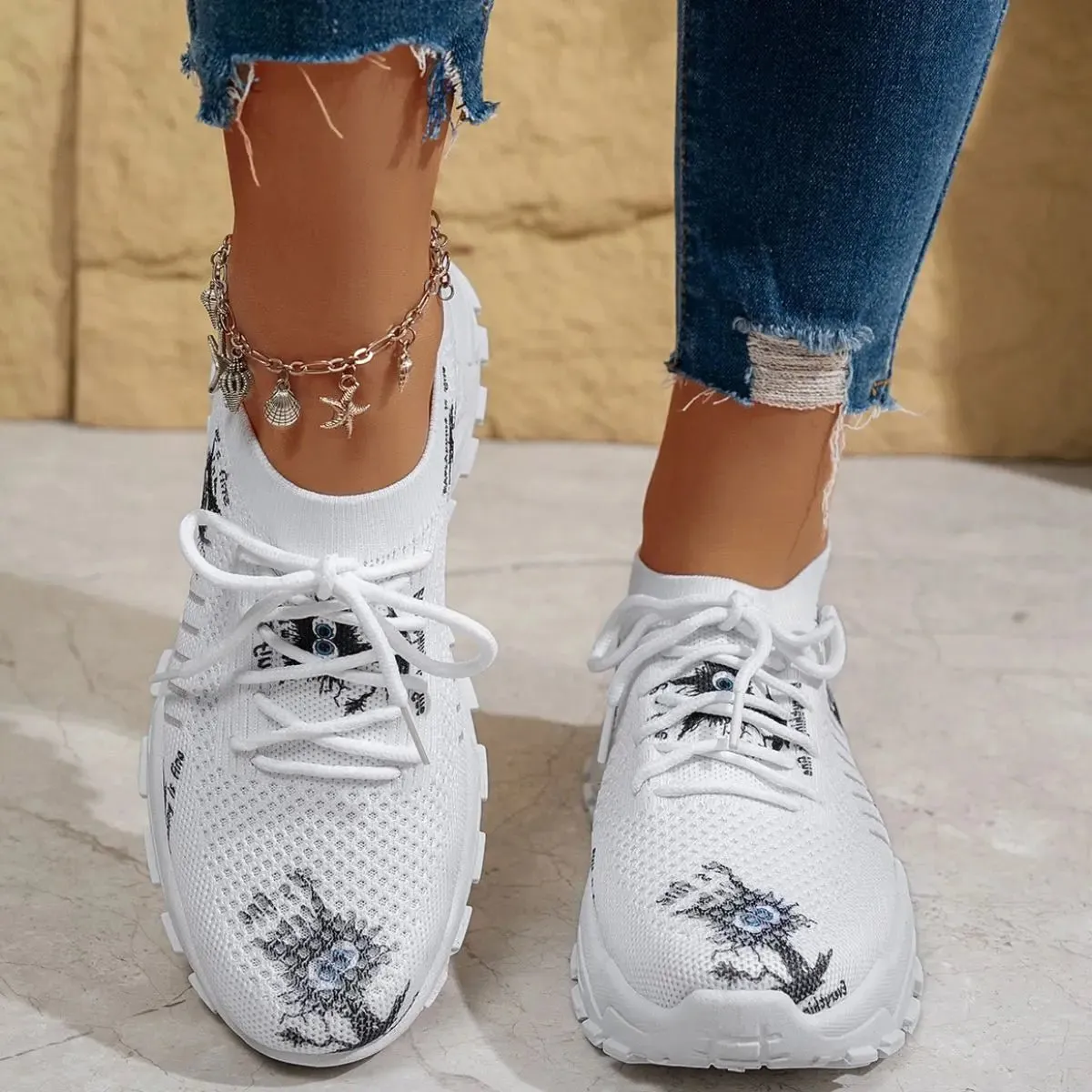 Round Toe Platform Athletic