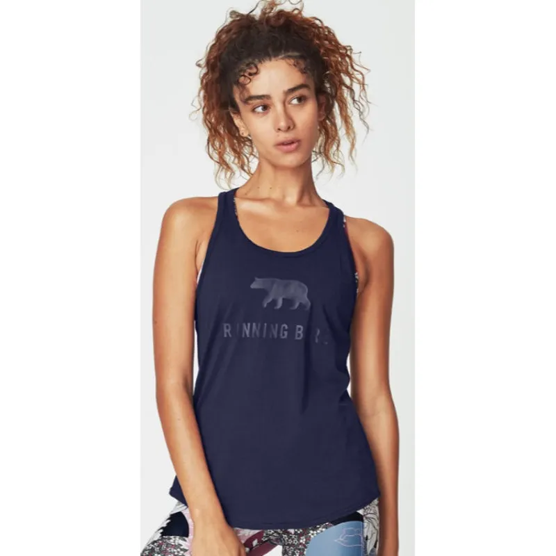 RUNNING BARE WOMENS FOLLOW THE BEAR TANK