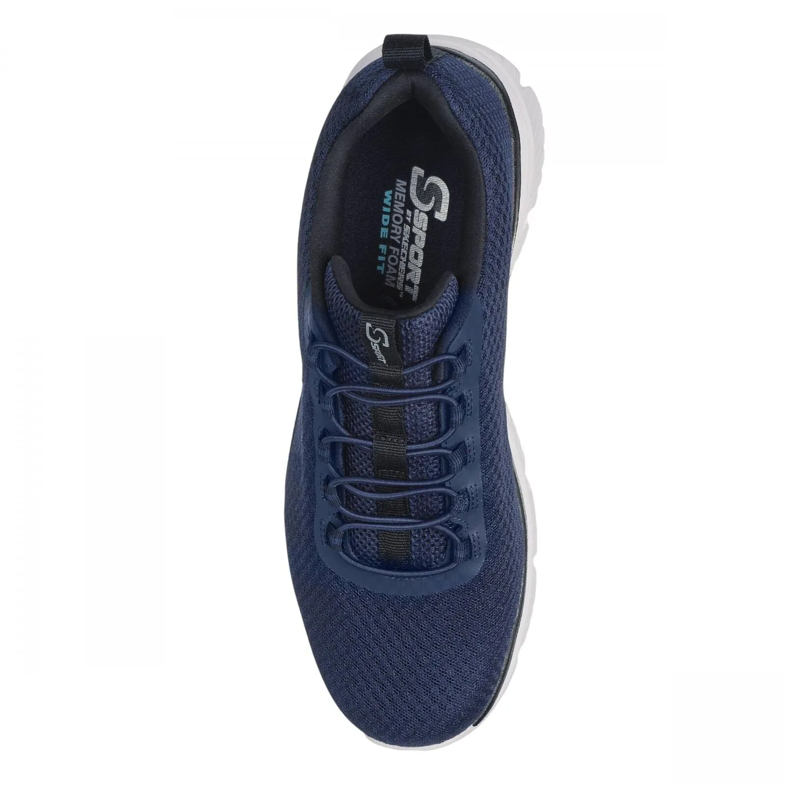 S Sport By Skechers Mens Pull On Low Top Wilmer Sneakers Navy Blue 11.5W