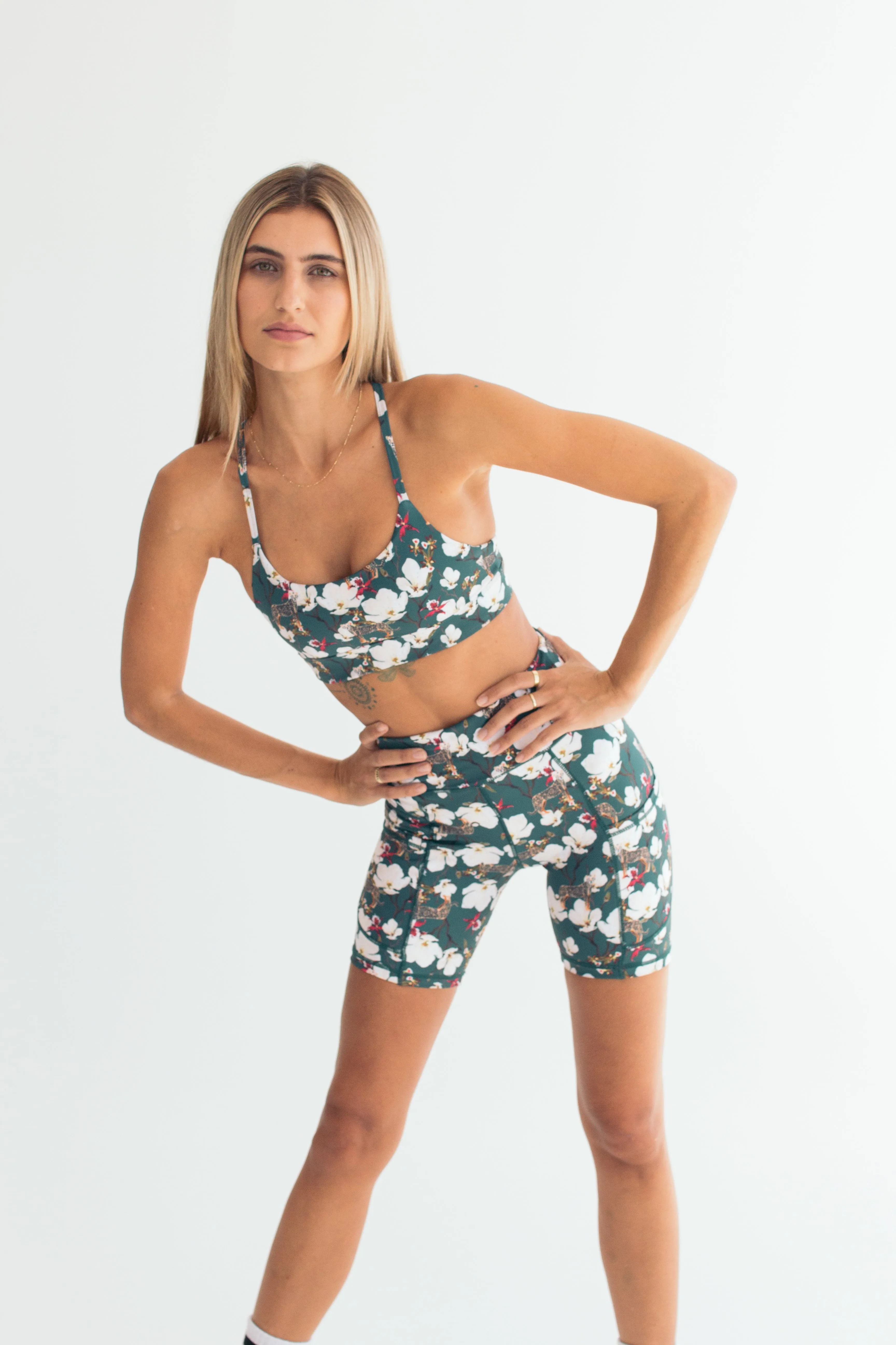 Safari Bliss Racer Back Sports Bra