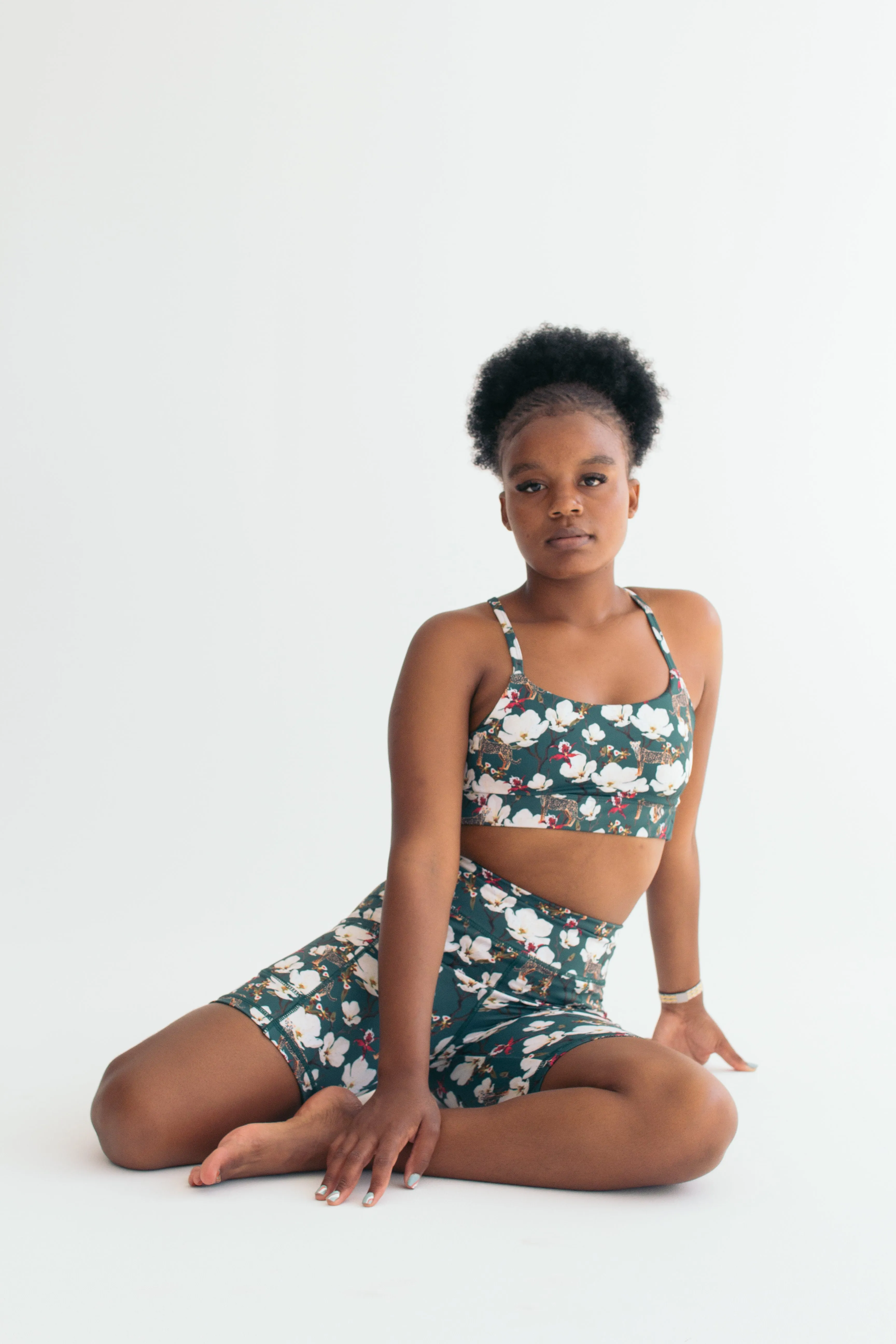 Safari Bliss Racer Back Sports Bra
