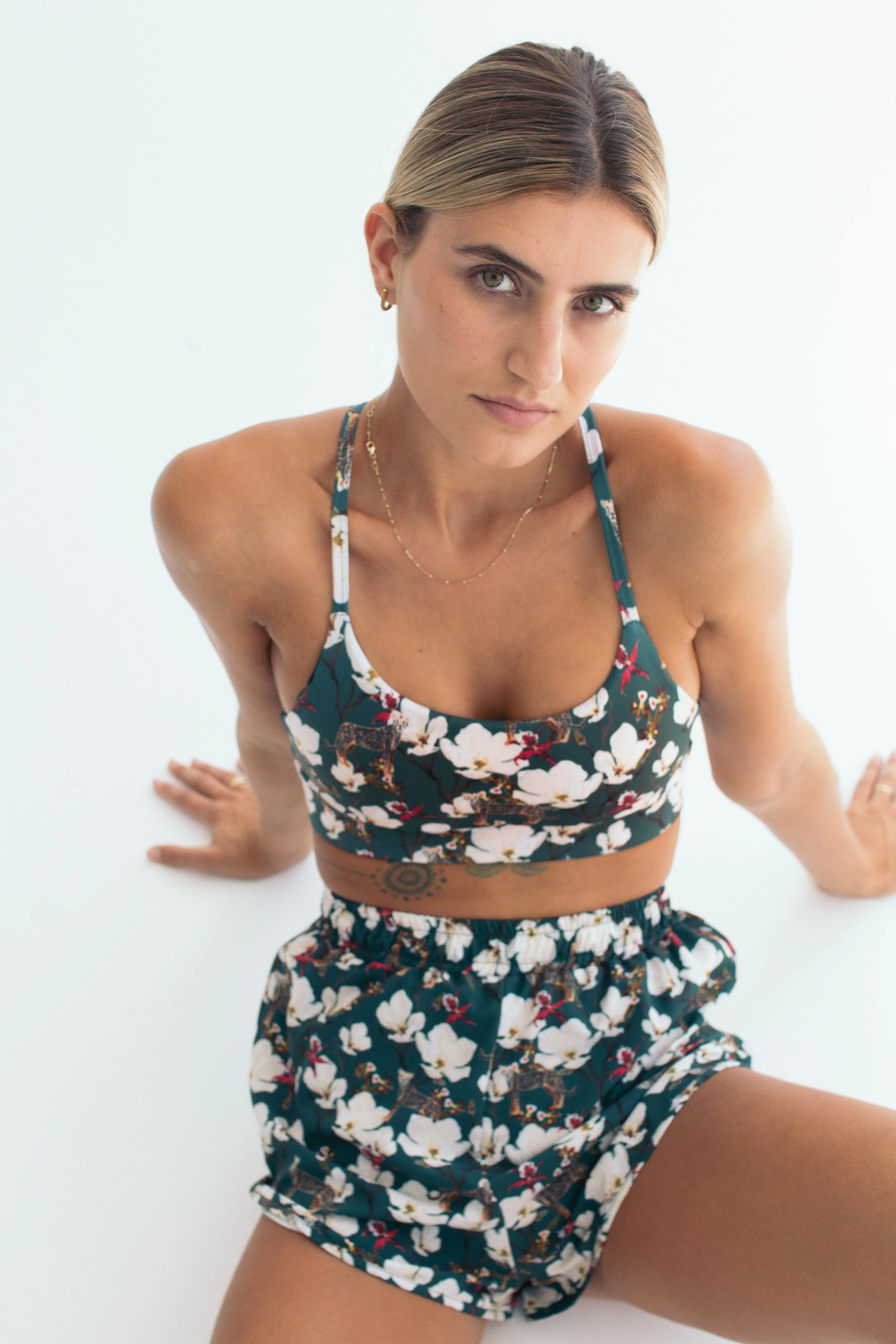 Safari Bliss Racer Back Sports Bra