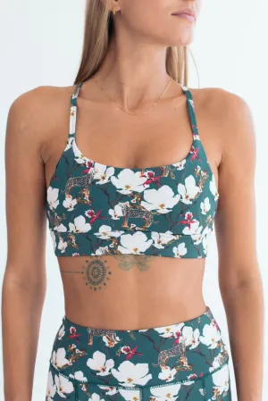 Safari Bliss Racer Back Sports Bra