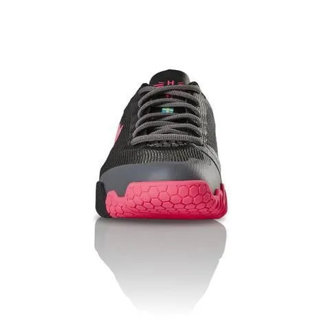Salming Hawk Women's Indoor Court Shoes (Gunmetal/Pink)