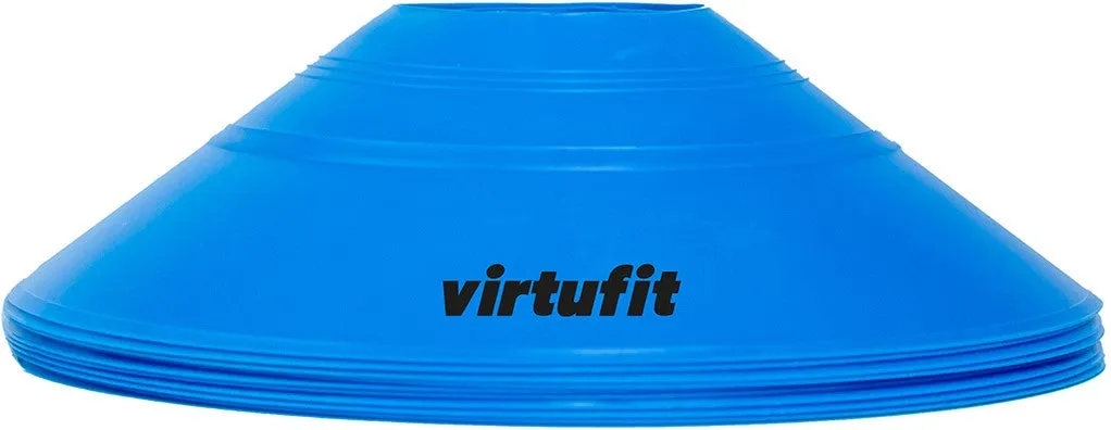 Set jaloane tip con pentru antrenament VirtuFit cu suport- 50buc.