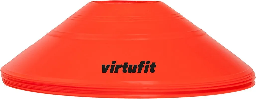 Set jaloane tip con pentru antrenament VirtuFit cu suport- 50buc.