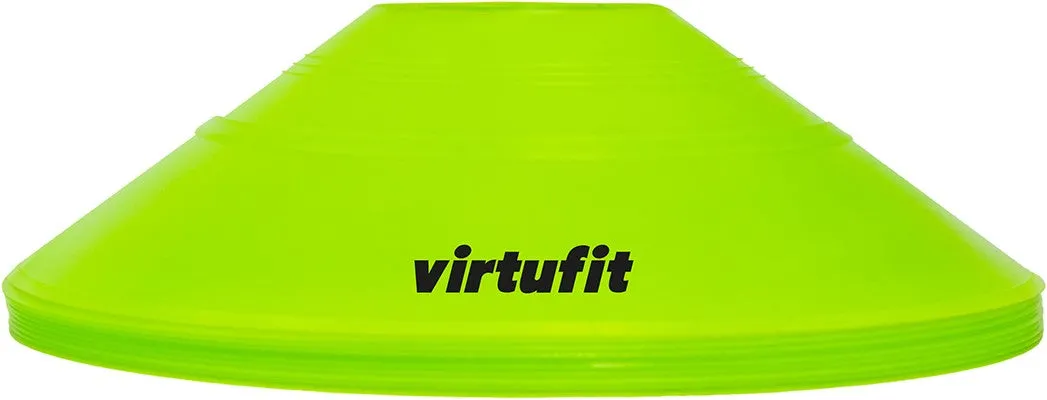 Set jaloane tip con pentru antrenament VirtuFit cu suport- 50buc.