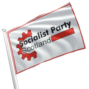 Socialist Party Scotland UK Flag Banner