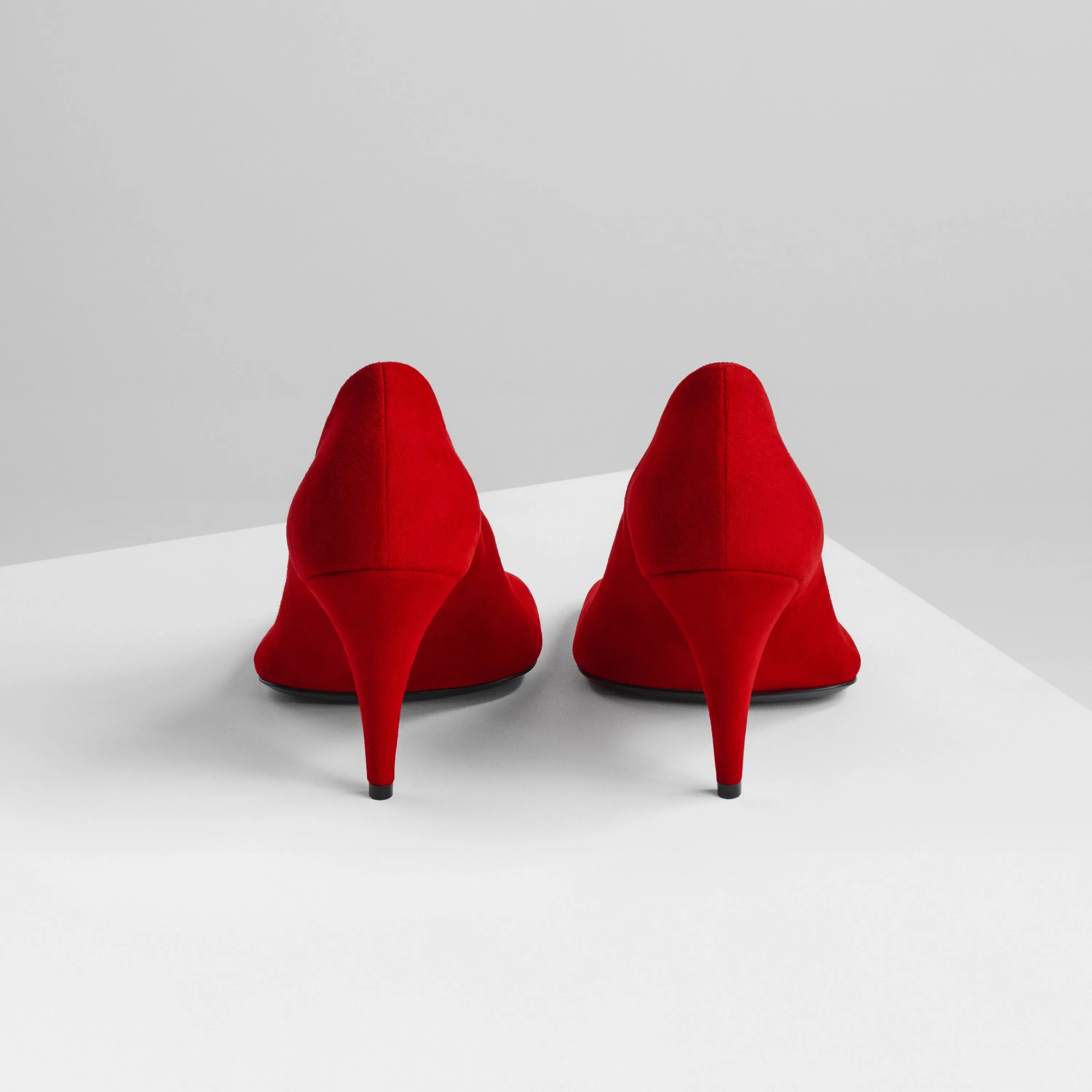 SOFT PUMP 90 | fluoro red leather
