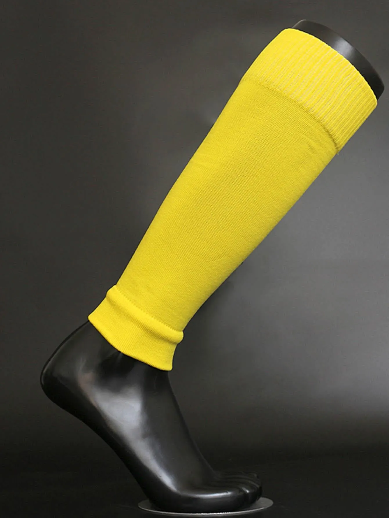 Solid Color Knitted Fabric Compression Sports Calf Sleeve