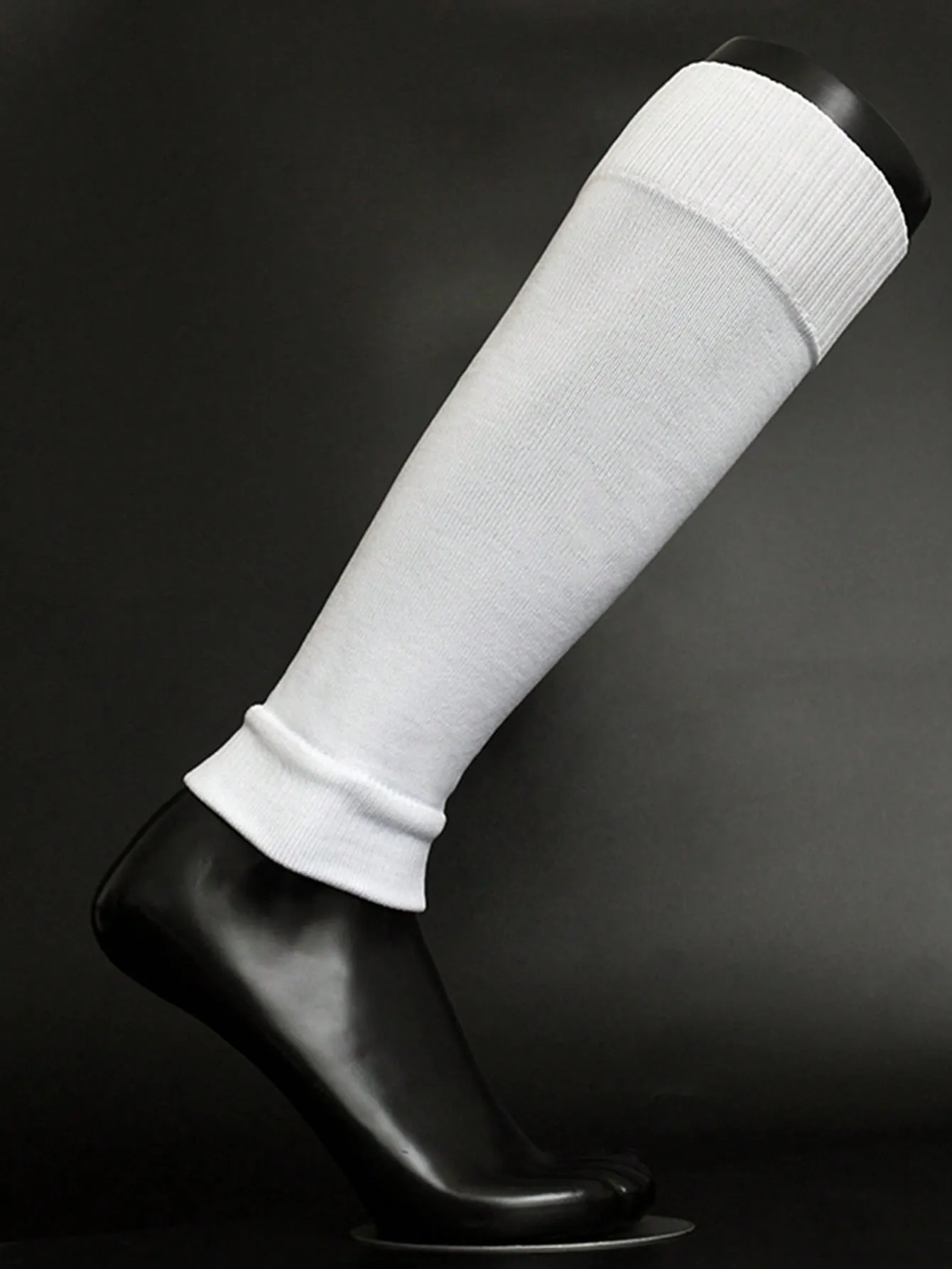 Solid Color Knitted Fabric Compression Sports Calf Sleeve