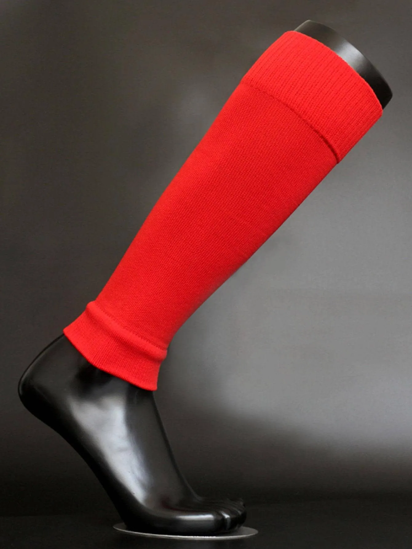Solid Color Knitted Fabric Compression Sports Calf Sleeve