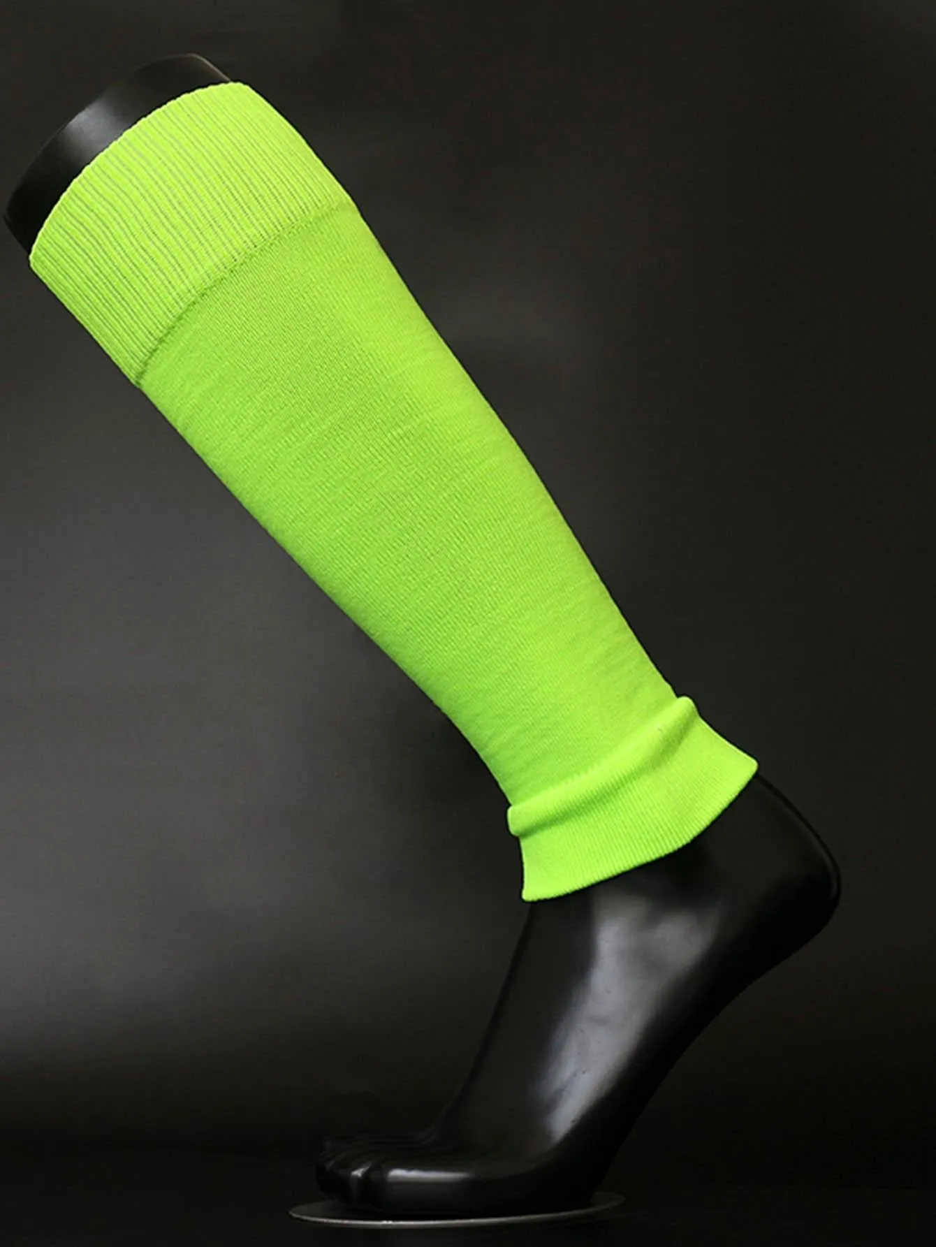 Solid Color Knitted Fabric Compression Sports Calf Sleeve