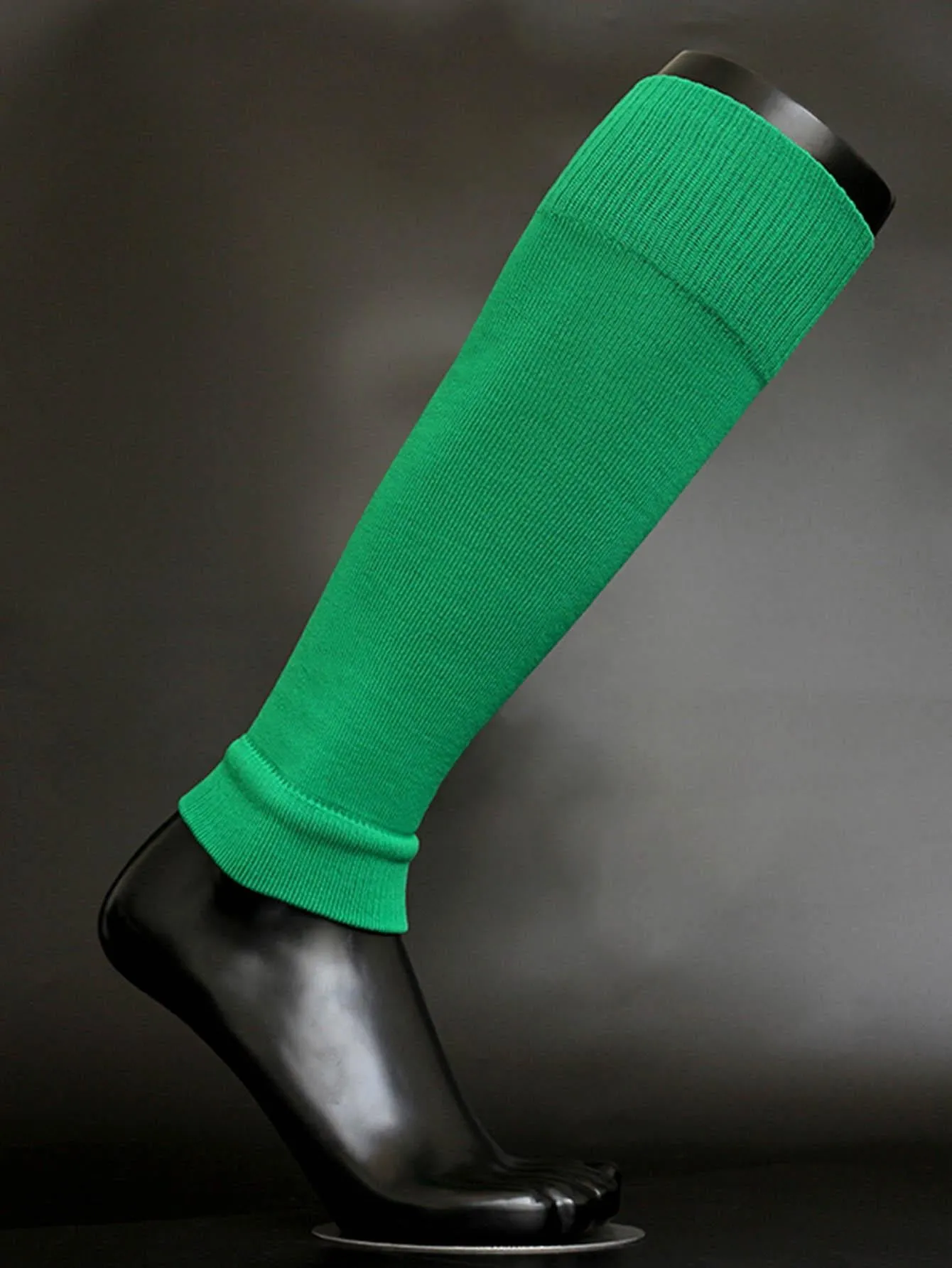 Solid Color Knitted Fabric Compression Sports Calf Sleeve