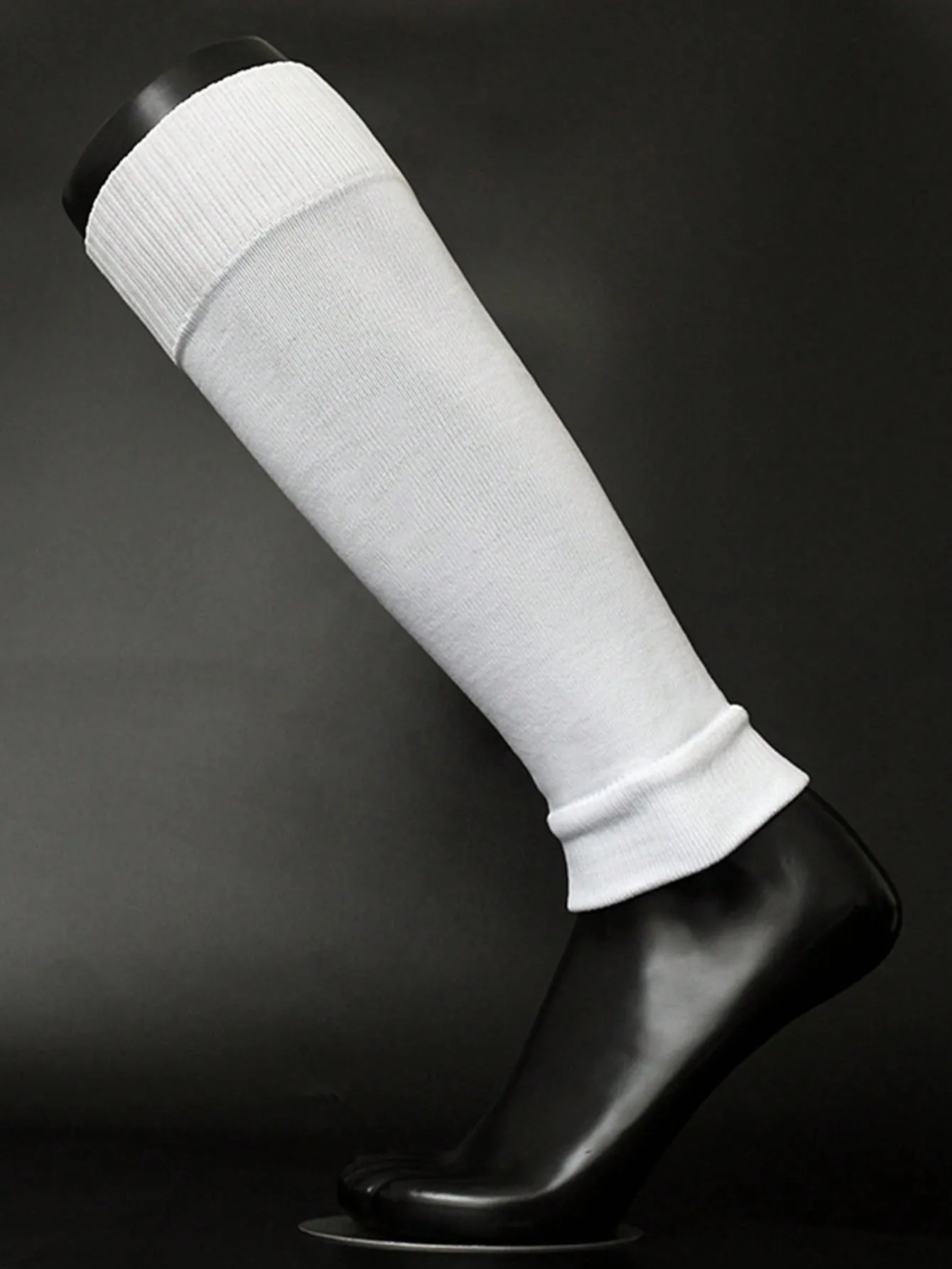 Solid Color Knitted Fabric Compression Sports Calf Sleeve