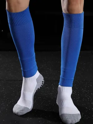 Solid Color Knitted Fabric Compression Sports Calf Sleeve