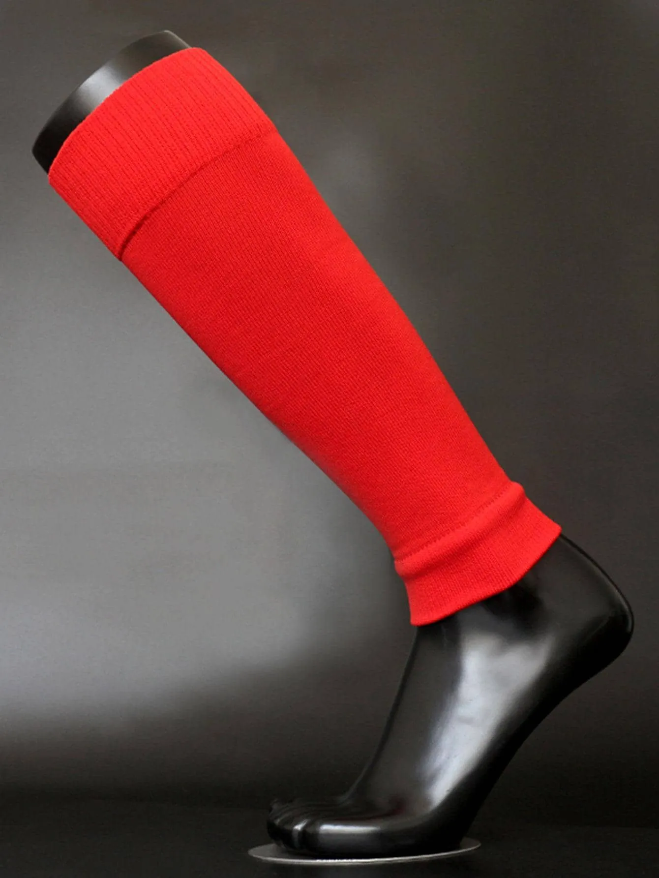 Solid Color Knitted Fabric Compression Sports Calf Sleeve