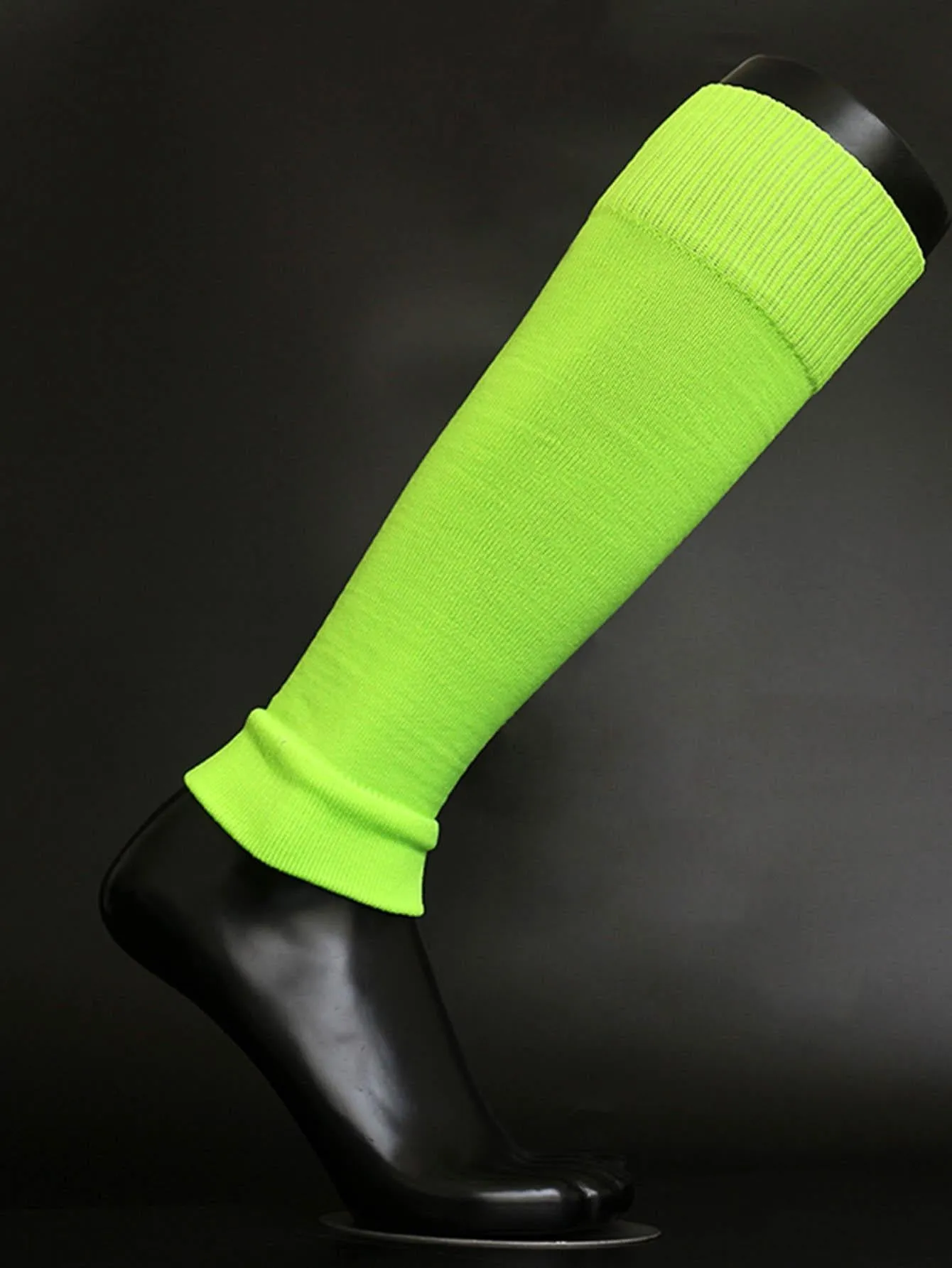 Solid Color Knitted Fabric Compression Sports Calf Sleeve