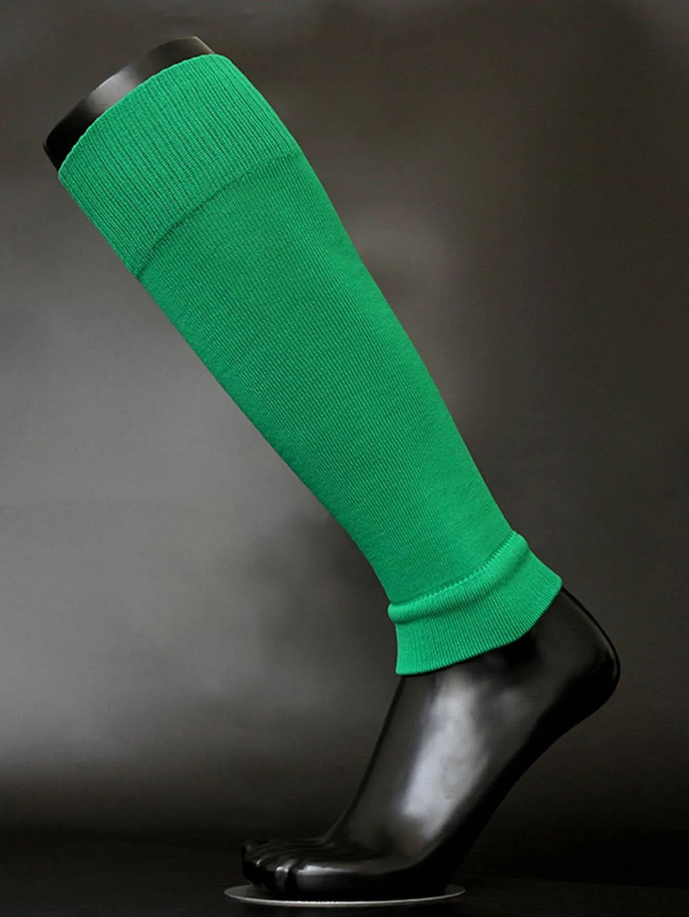 Solid Color Knitted Fabric Compression Sports Calf Sleeve