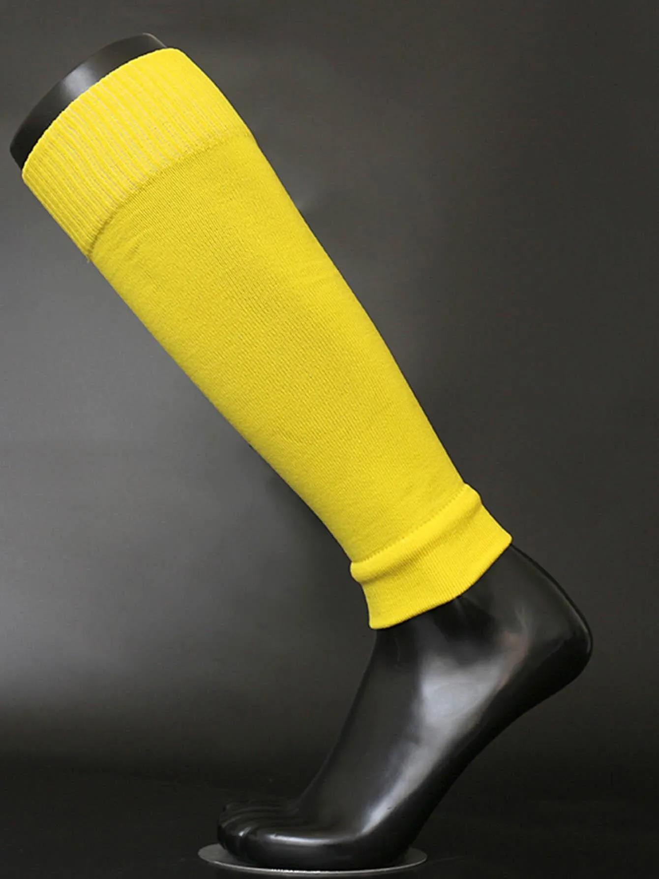 Solid Color Knitted Fabric Compression Sports Calf Sleeve