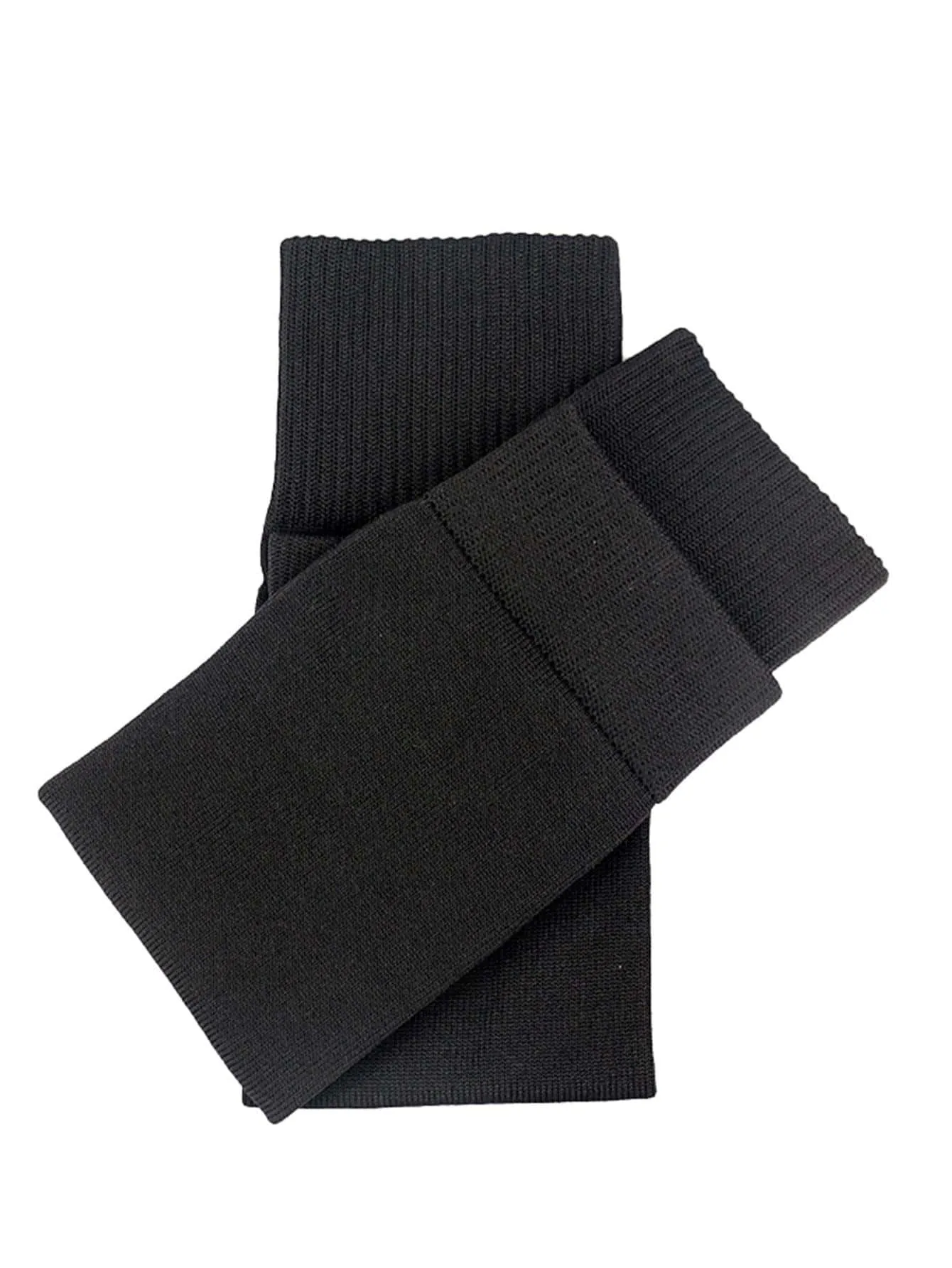 Solid Color Knitted Fabric Compression Sports Calf Sleeve