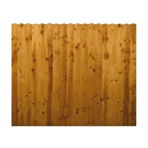 Solid Cottage Fence Panel Brown