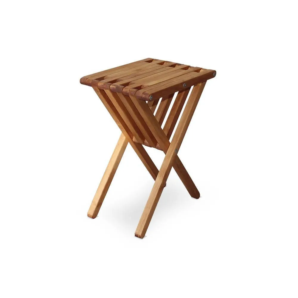 Solid Wood End Table L 19 x W 15 x H 26 inches