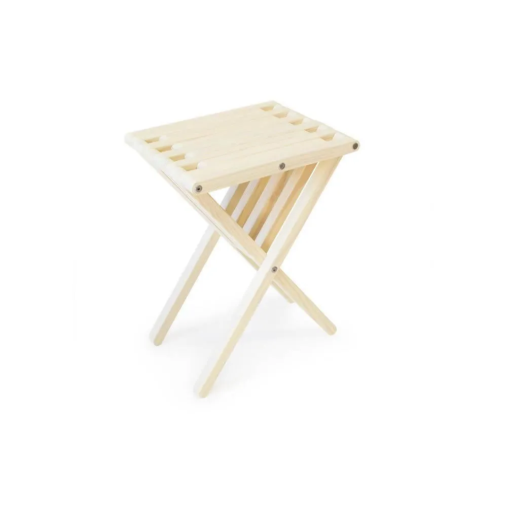 Solid Wood End Table L 19 x W 15 x H 26 inches