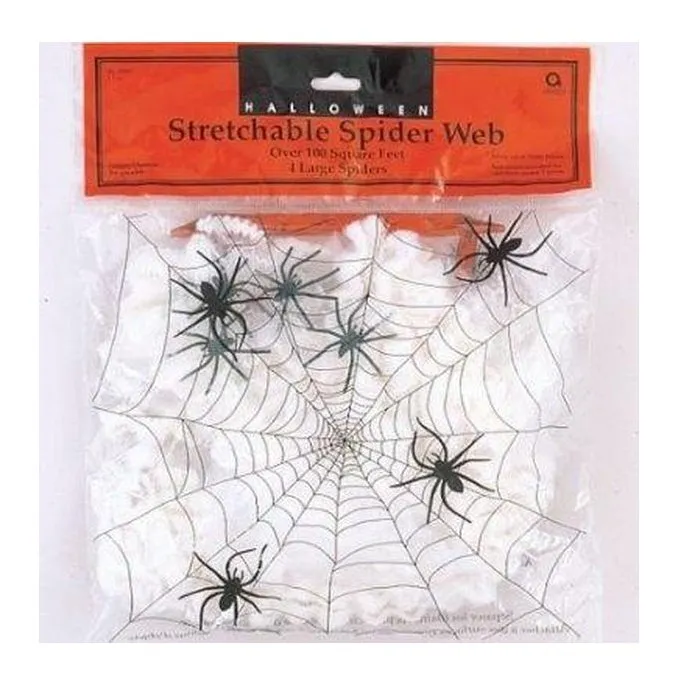 Spider Web:With 4 Spiders Large