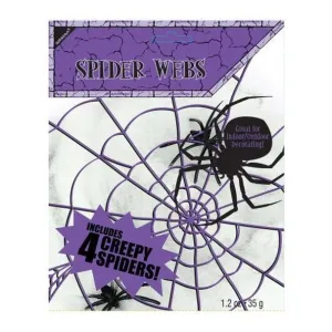 Spider Web:With 4 Spiders Small