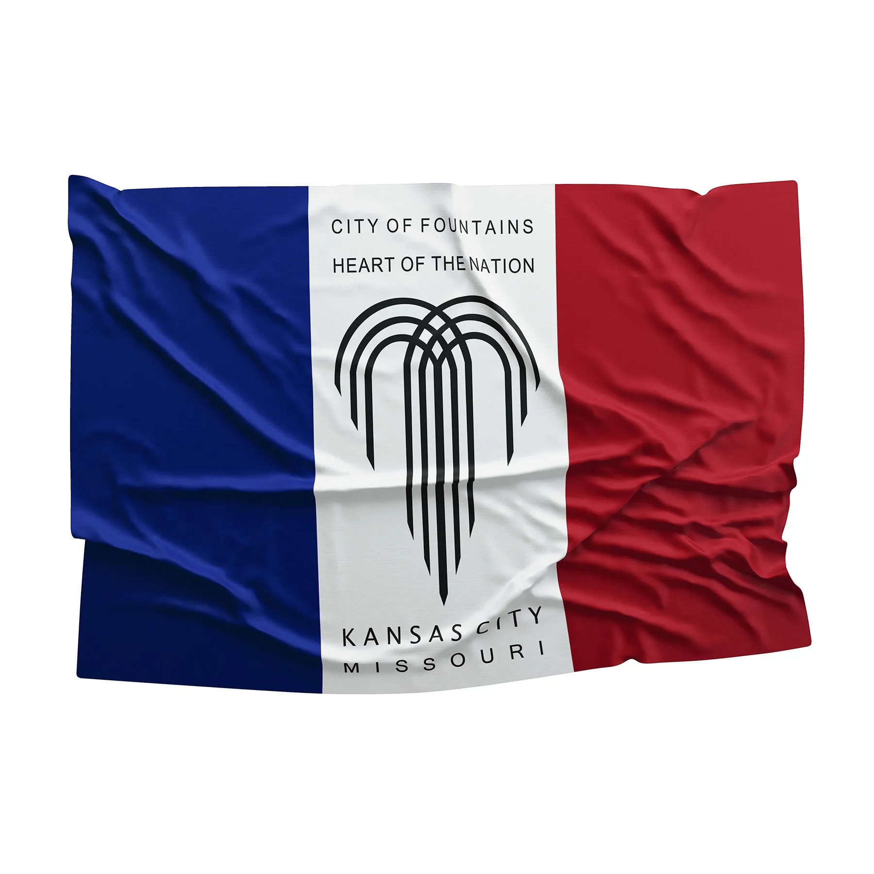 St Louis City \ Kansas City Missouri State USA United States of America Flag Banner