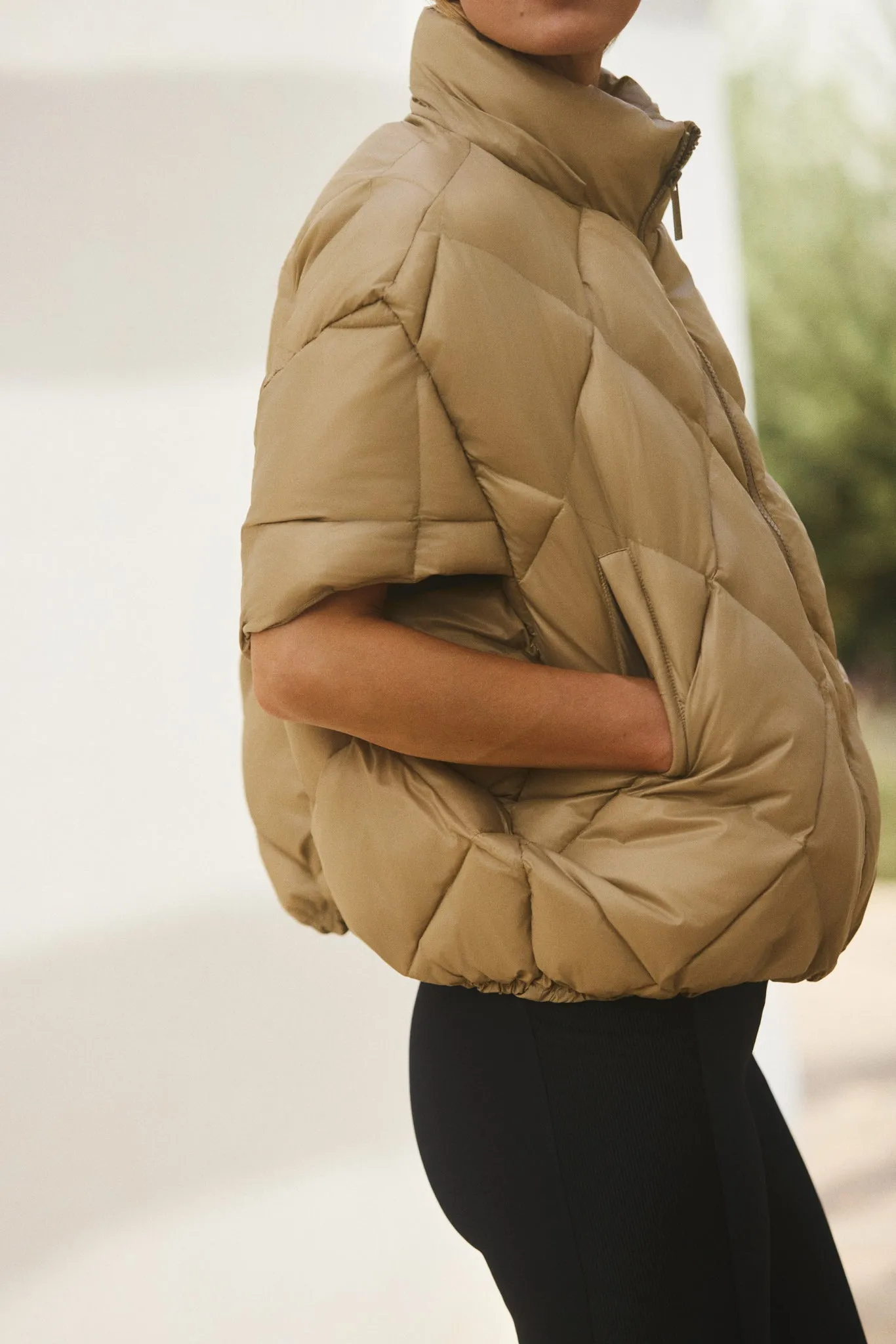 Stevie Bodywarmer | Taupe