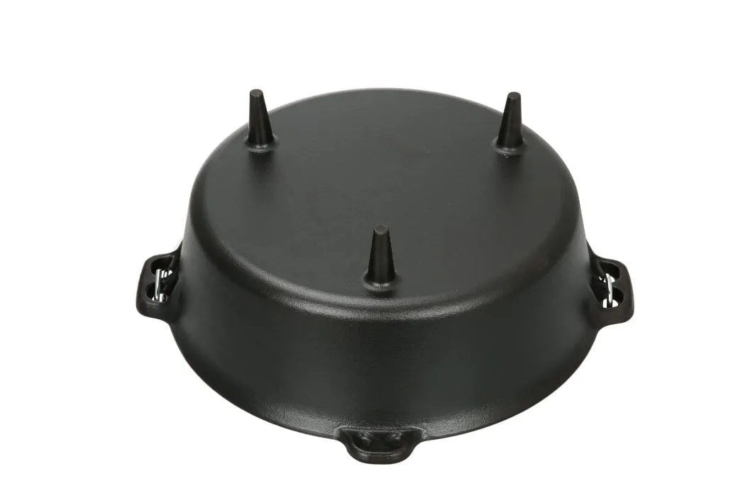 Sturdy Handle 5-Quart Cast Iron Dutch Oven - Essential for Camping and Outdoor