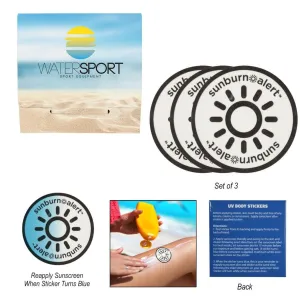 Sunburn Alert UV Color-Changing Sticker - #402640