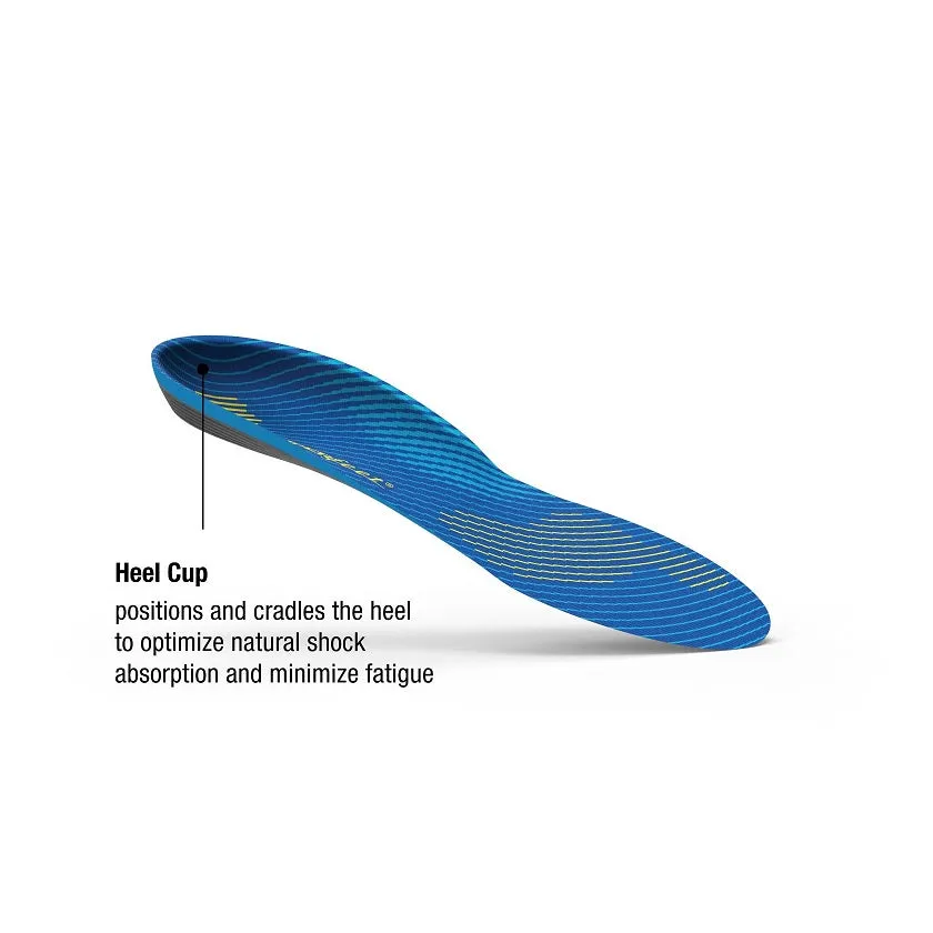 Superfeet Run Comfort Thin Insoles - For Slim-Fitting Sports Shoes
