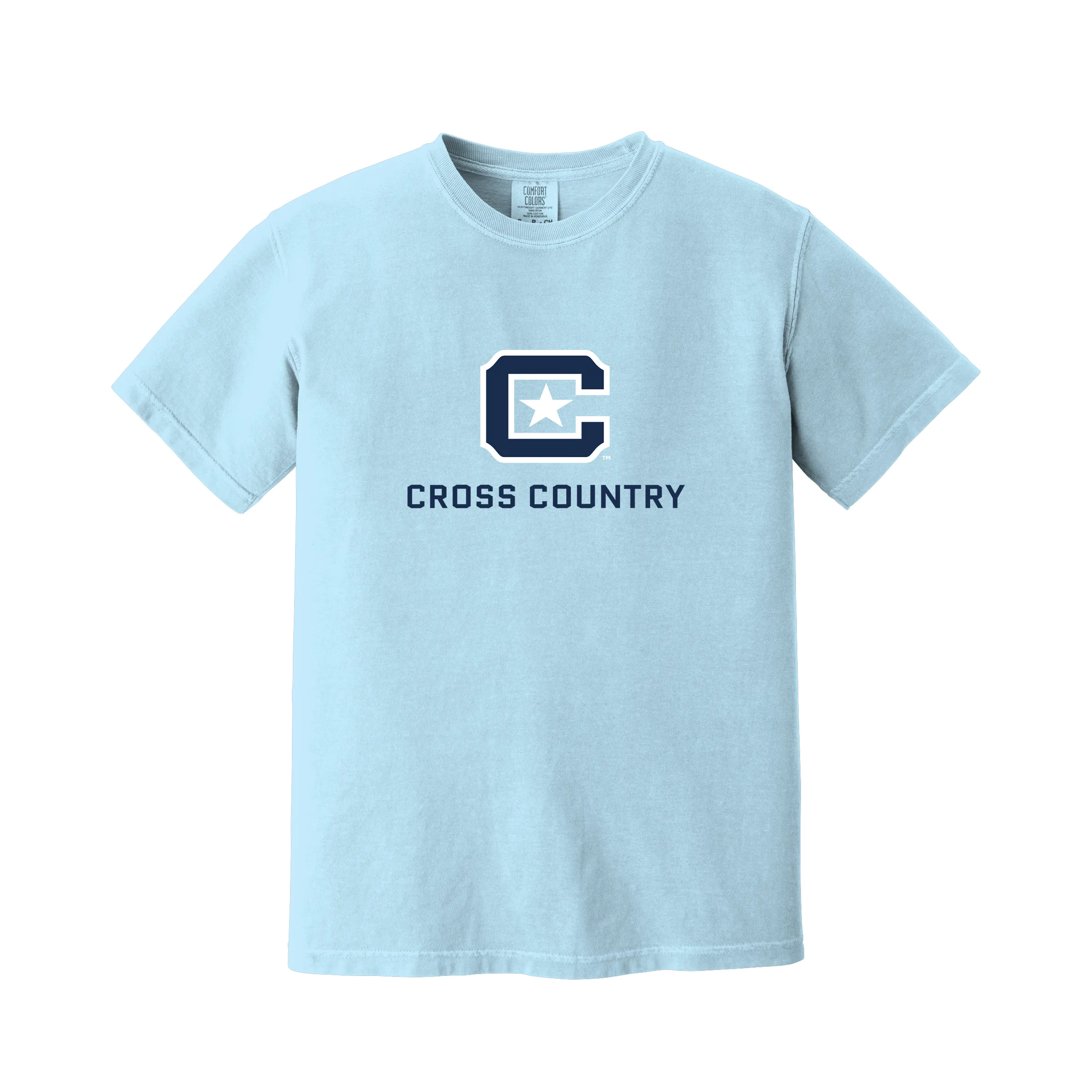 The Citadel C, Sports - Crosscountry, Comfort Colors ® Heavyweight Ring Spun Tee Shirt