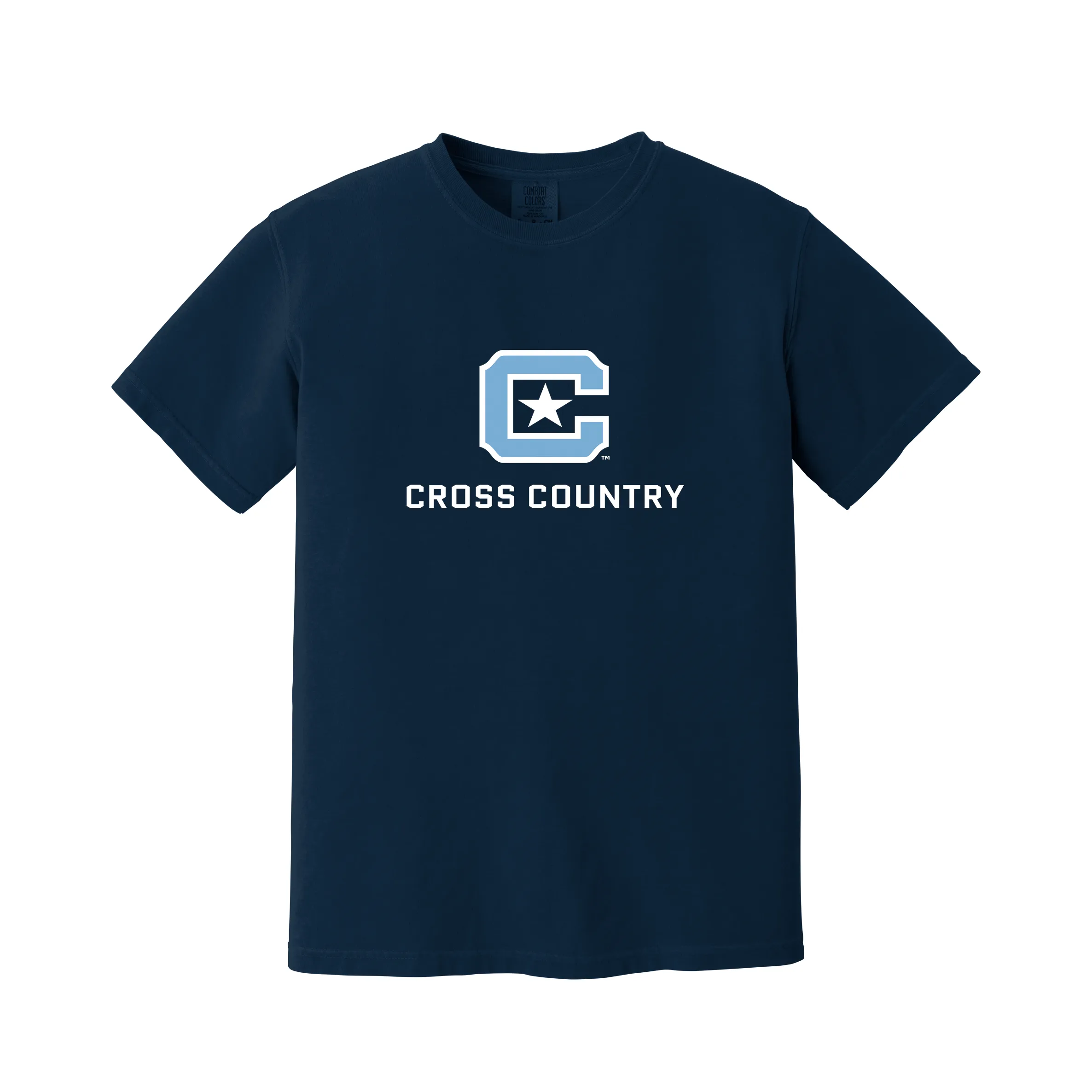 The Citadel C, Sports - Crosscountry, Comfort Colors ® Heavyweight Ring Spun Tee Shirt