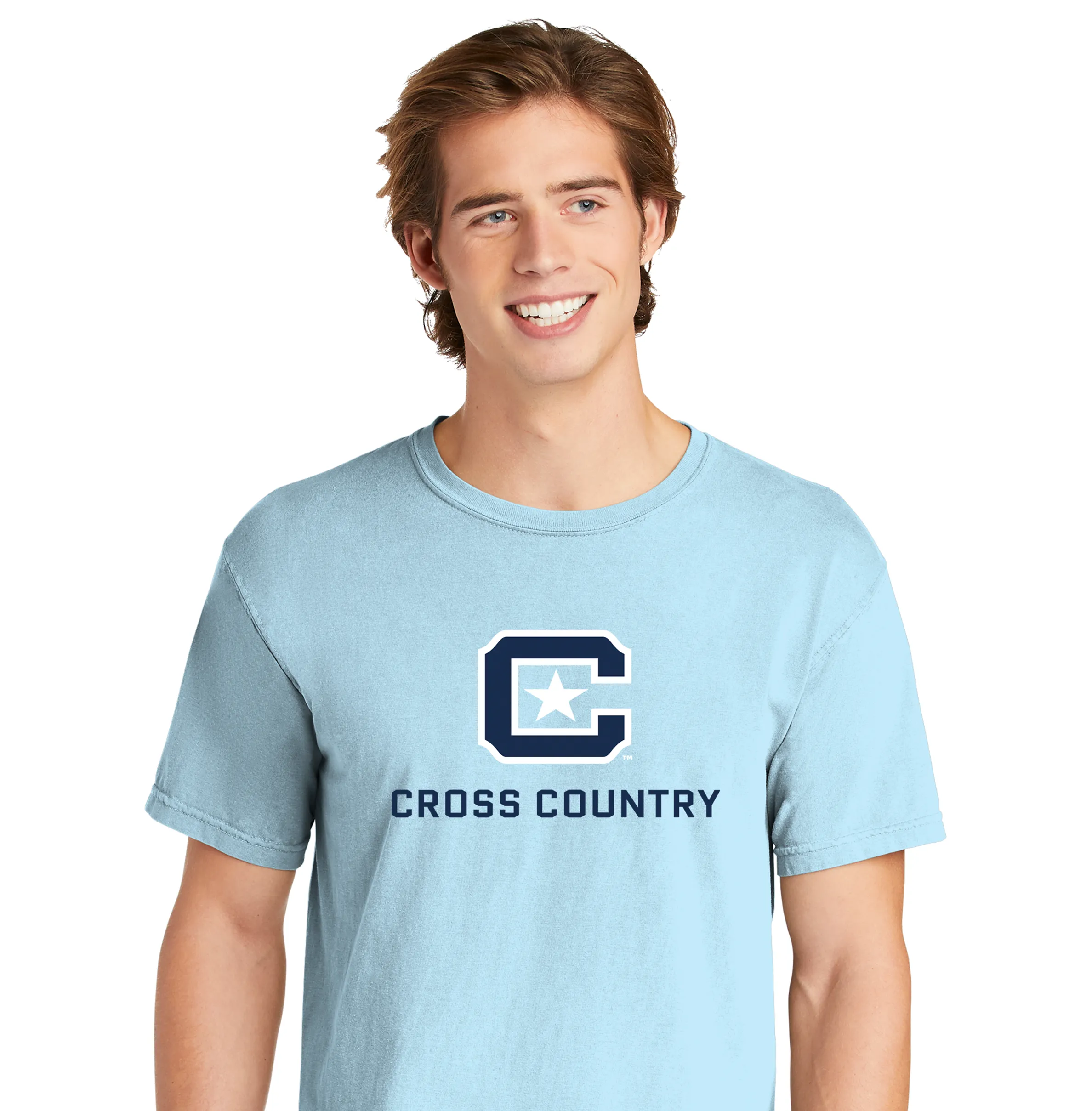 The Citadel C, Sports - Crosscountry, Comfort Colors ® Heavyweight Ring Spun Tee Shirt