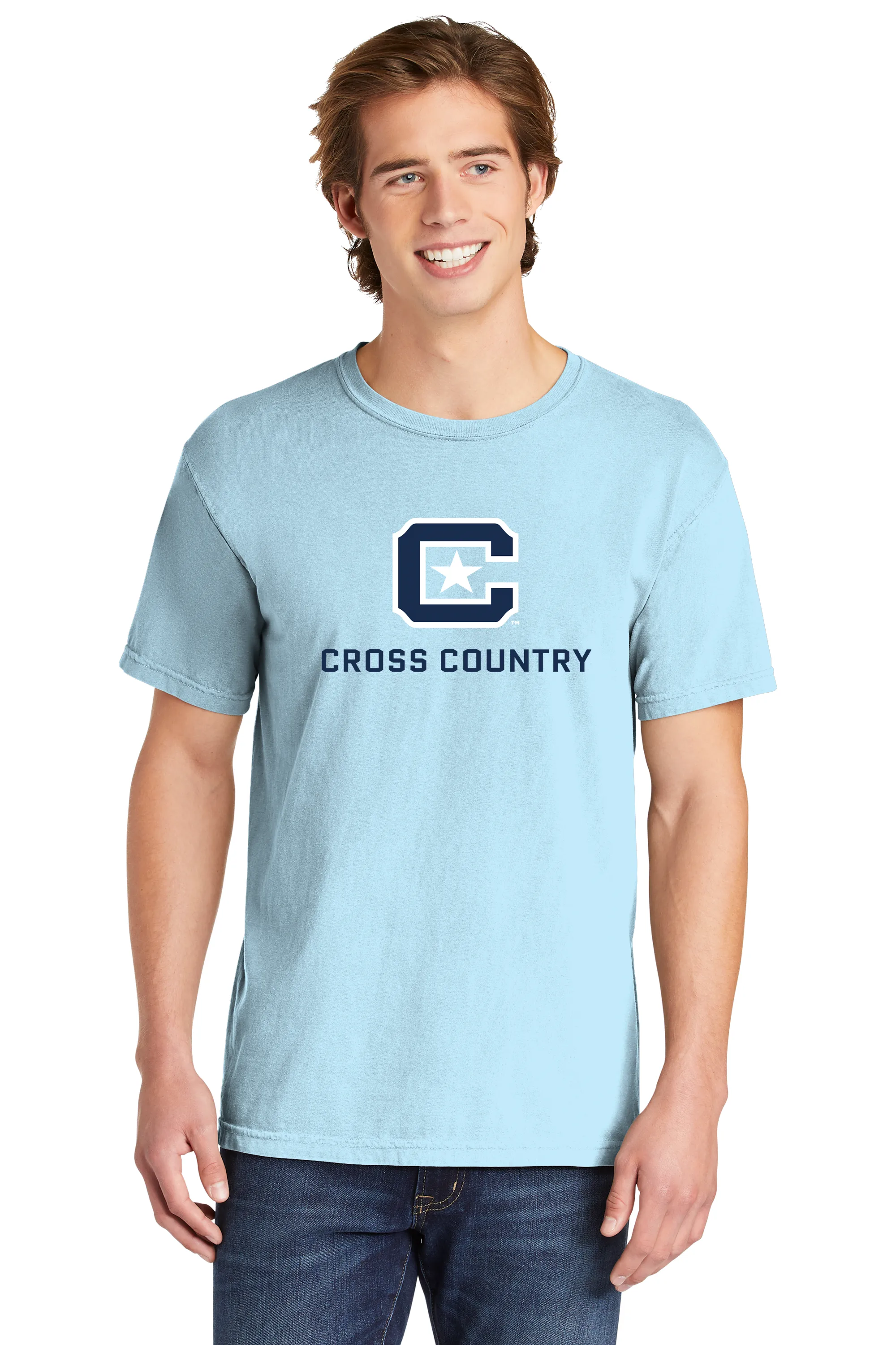The Citadel C, Sports - Crosscountry, Comfort Colors ® Heavyweight Ring Spun Tee Shirt