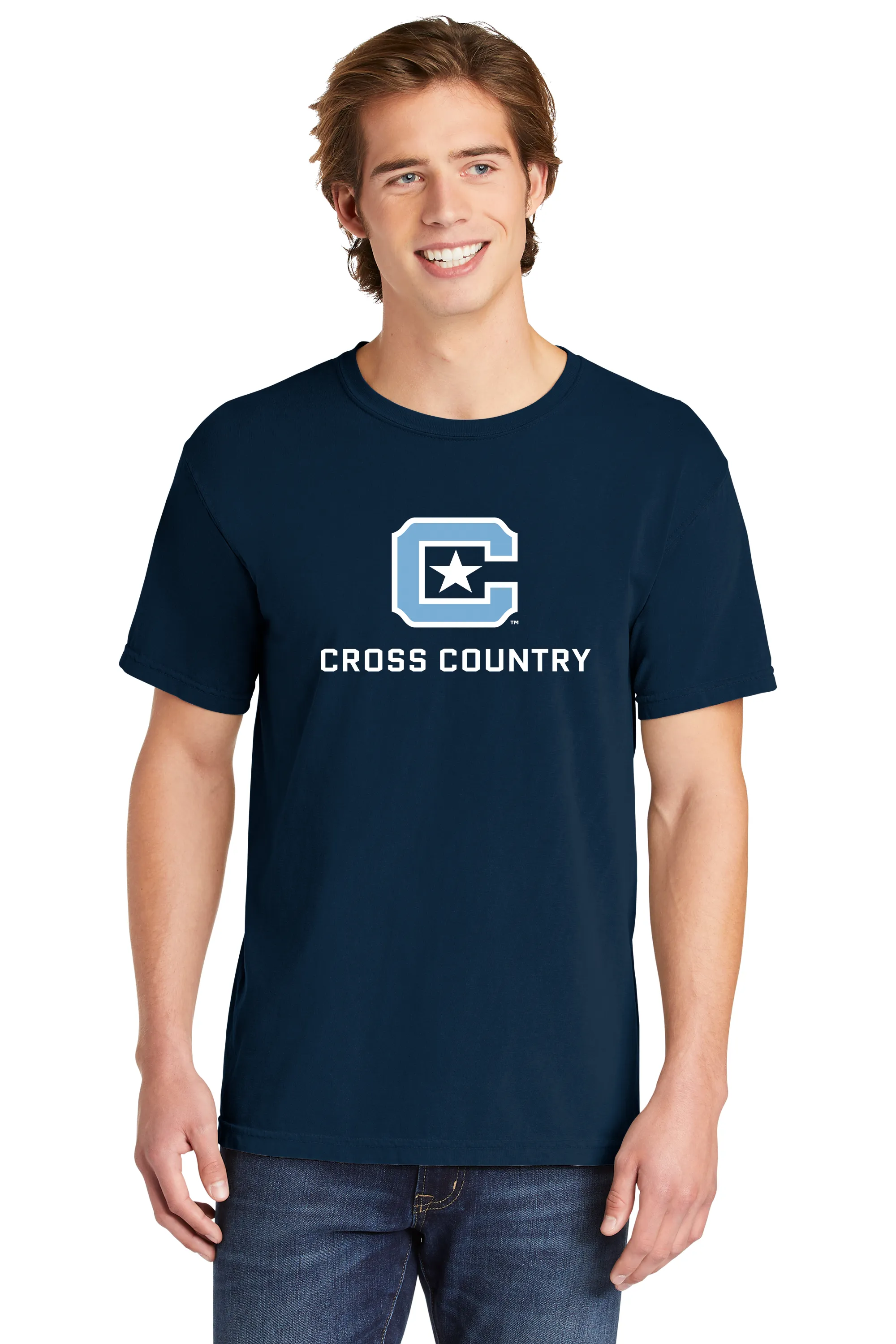 The Citadel C, Sports - Crosscountry, Comfort Colors ® Heavyweight Ring Spun Tee Shirt