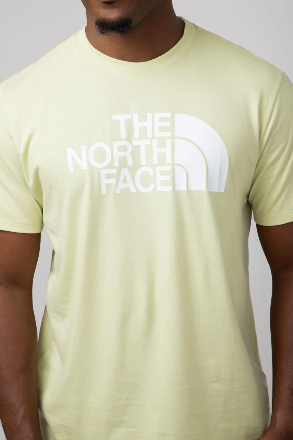 The North Face Half Dome T-Shirt for Men in Nettle | NF0A812M-5XI-YLW