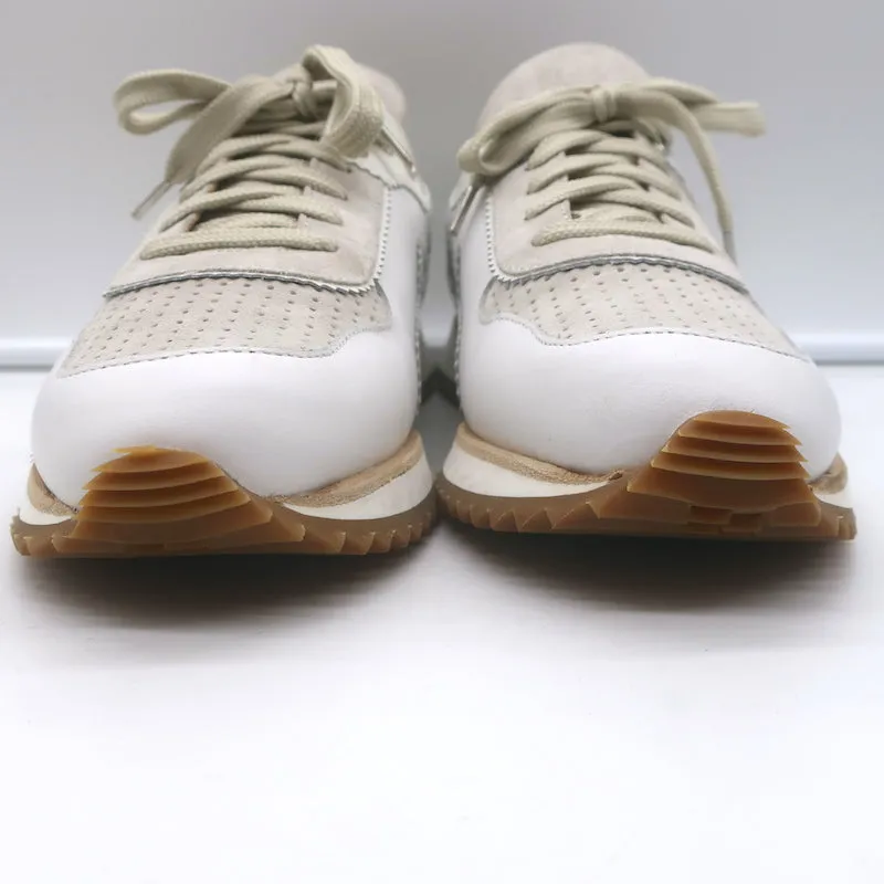 The Office of Angela Scott Remi Low Top Sneakers White Leather Size 40