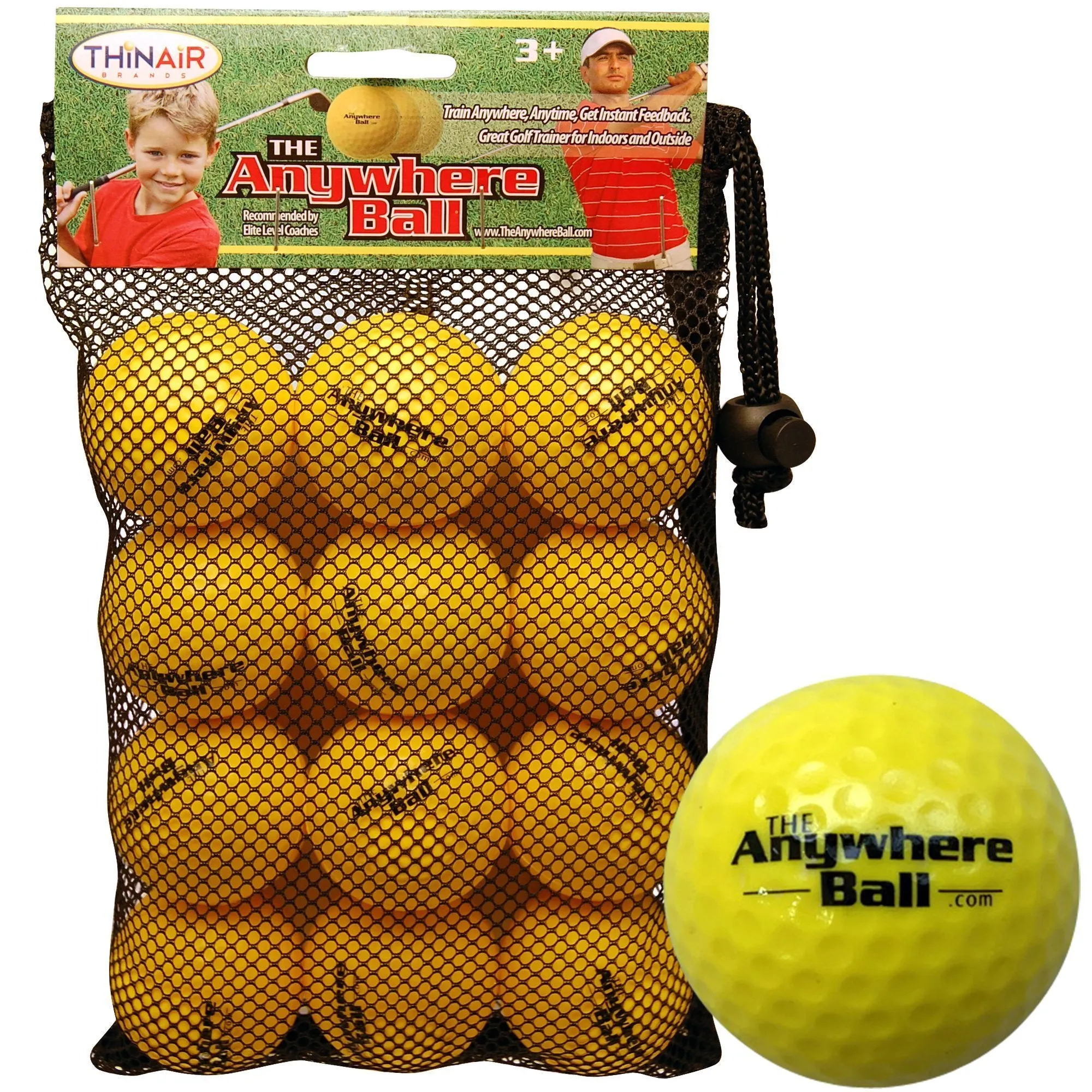 Thin Air Brands The Anywhere Golf Ball (12 Ball Bundle)