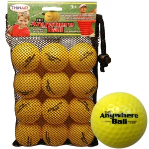 Thin Air Brands The Anywhere Golf Ball (12 Ball Bundle)