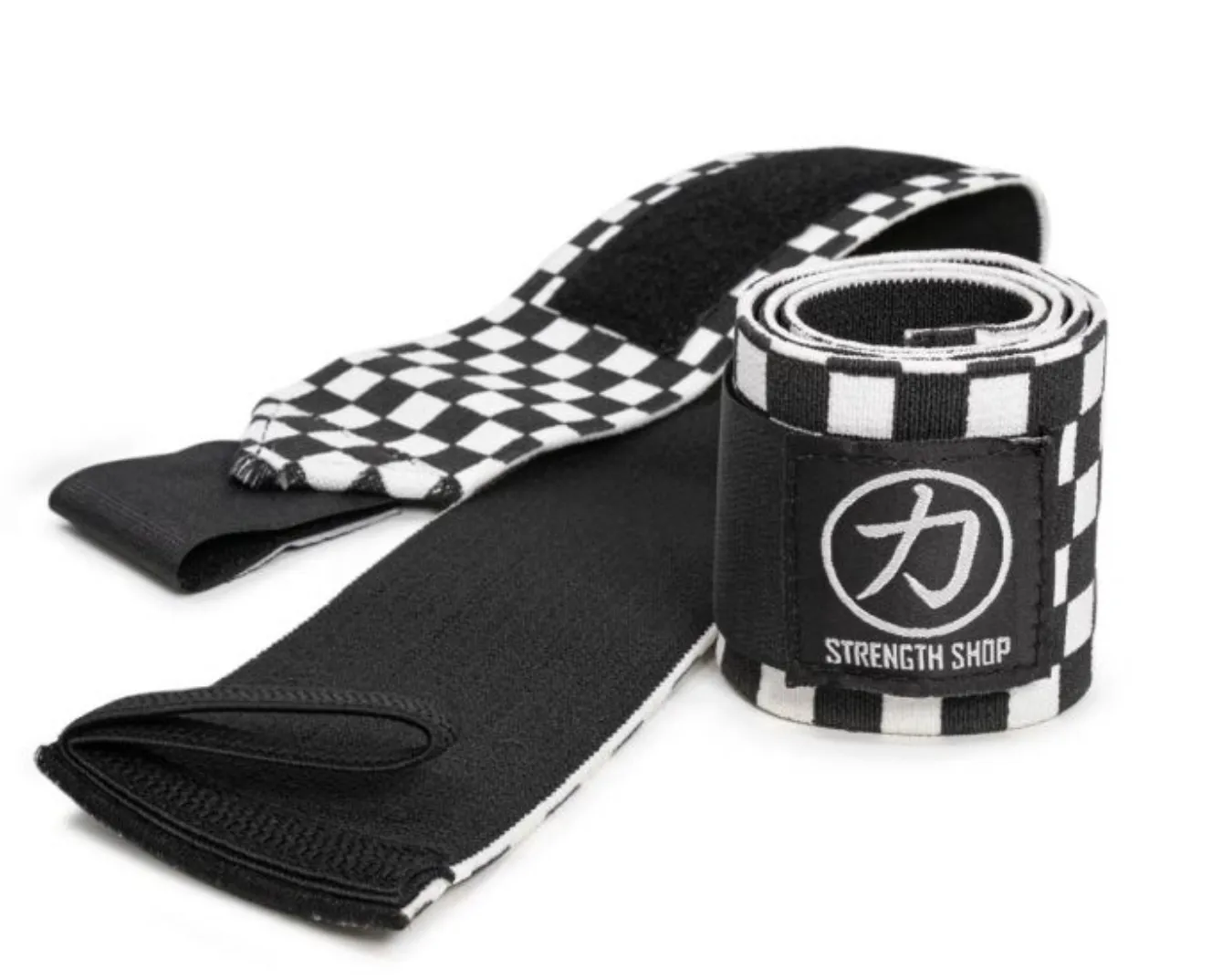 Thor - Heavy Wrist Wraps - Black/White Checkered - IPF APPROVED