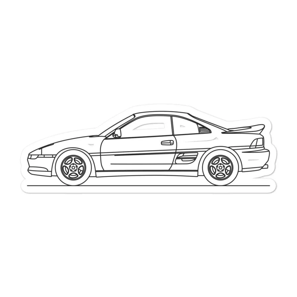 Toyota MR2 W20 Silhouette Sticker