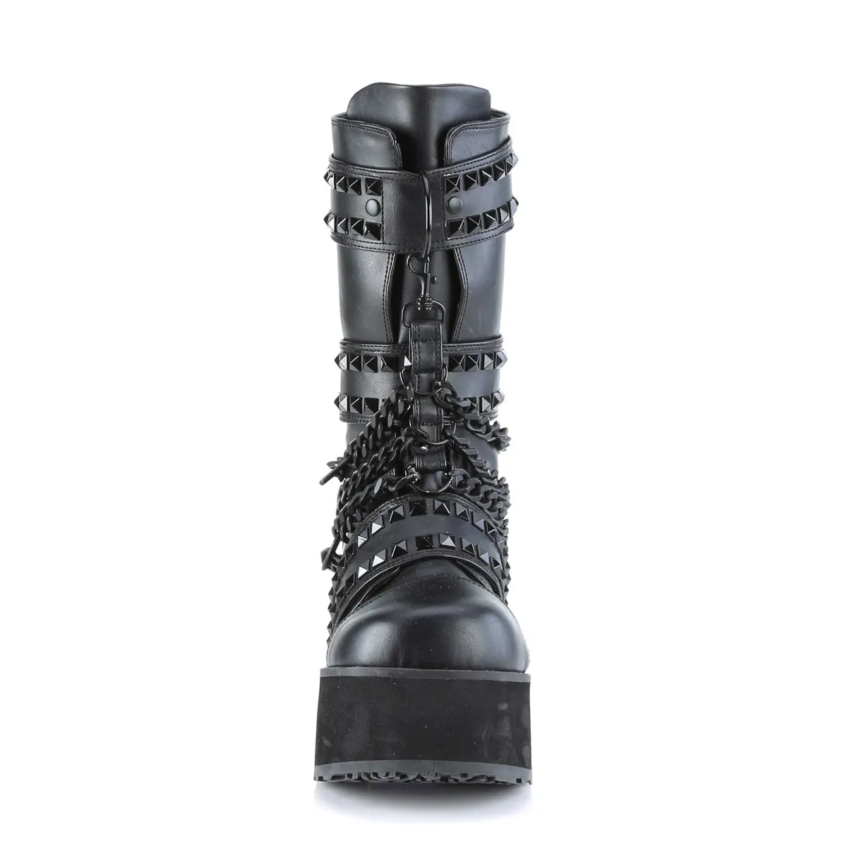 TRASHVILLE-138  Black Vegan Leather